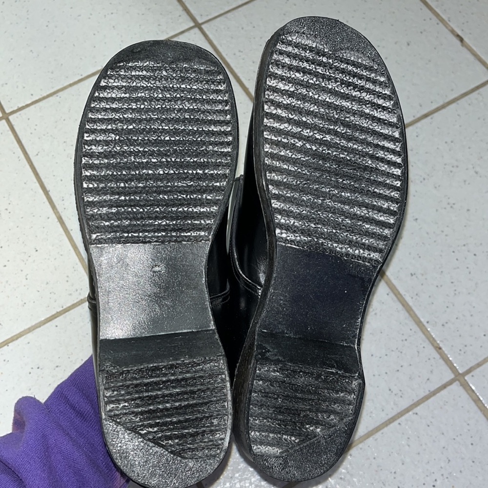 Kids Black Leather School Dress Shoes| Size 3 - Picture 6 of 8
